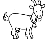 Desenho Cabra pintado por cabra