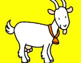 Desenho Cabra pintado por vaca