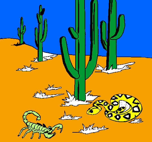Desenho Deserto  pintado por guiherme