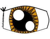 Desenho Olho pintado por Marcee