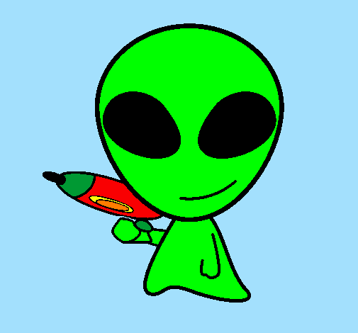 Desenhos de Aliens para Colorir - Colorir.com