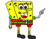 Desenho SpongeBob pintado por simao guerreiro
