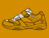 Desenho Sapato de ginástica pintado por riccardo