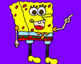 Desenho SpongeBob pintado por simao gueerreiro