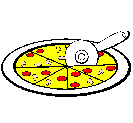 Desenho Pizza pintado por DESENHO PIZZA