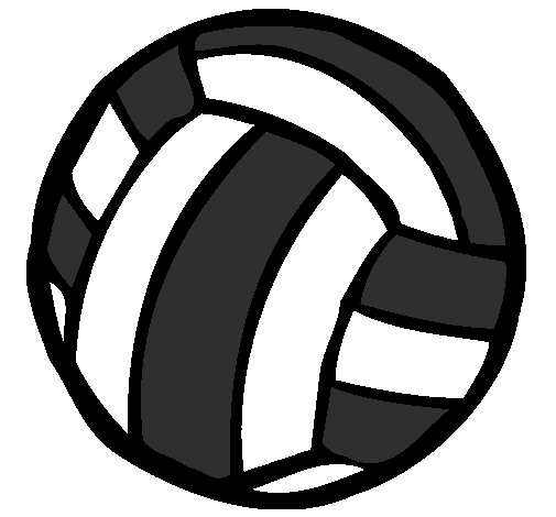 Desenho Bola de voleibol pintado por luiza  