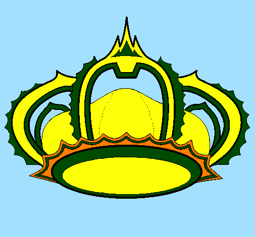 Desenho Corona pintado por nathali