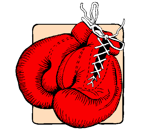 Desenho Luvas de boxe pintado por @aleeh_pucc