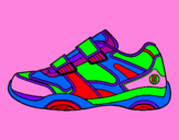Desenho Sapato de ginástica pintado por maeli