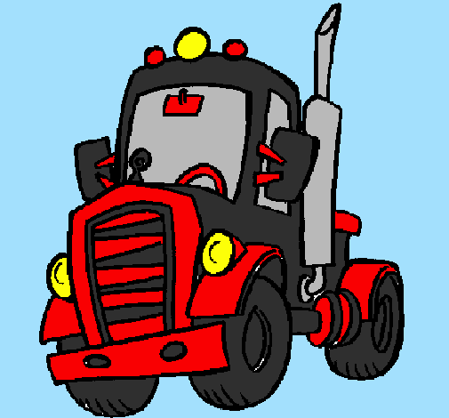 Desenho Tractor pintado por jose s.