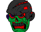 Desenho Zombie pintado por blackmike