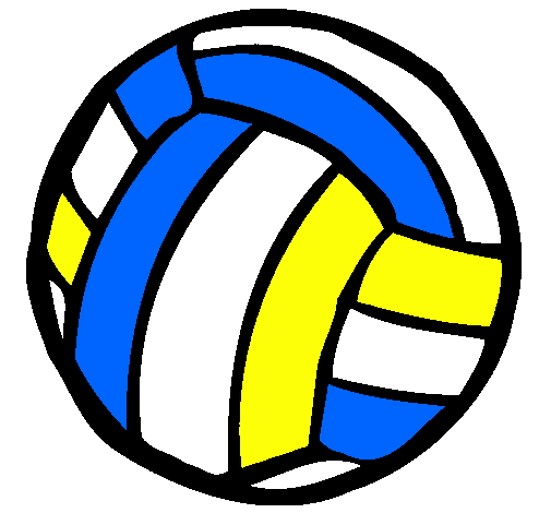 Desenho Bola de voleibol pintado por matheeus
