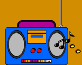 Desenho Radio cassette 2 pintado por AILTON BATISTA