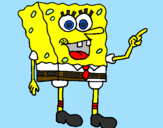 Desenho SpongeBob pintado por caio lindinhoo