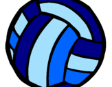 Desenho Bola de voleibol pintado por gabriela melo10