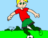 Desenho Jogar futebol pintado por Yashir