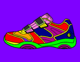 Desenho Sapato de ginástica pintado por Diego galvanini