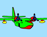 Desenho Avião  pintado por leonardohenrique 