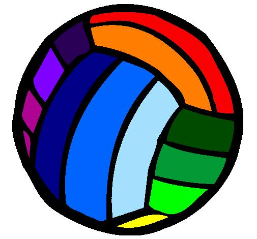 Desenho Bola de voleibol pintado por izabella