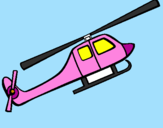 Desenho Helicóptero brinquedo pintado por kauélly