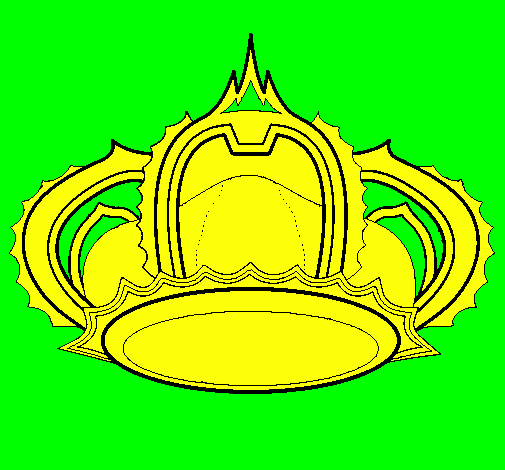 Desenho Corona pintado por ana flavia manghi cardoso