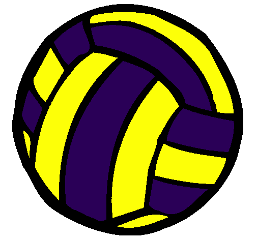Desenho Bola de voleibol pintado por manu