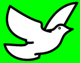 Desenho Pomba da paz pintado por juju