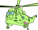 Desenho Helicoptero de resgate pintado por  guilherme