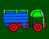 Desenho Camioneta pintado por vitor