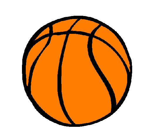 Desenho Bola de basquete pintado por gustavo costa fructuoso