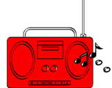 Desenho Radio cassette 2 pintado por FABIANO