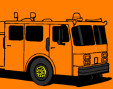 Desenho Camião de bombeiros pintado por kaique