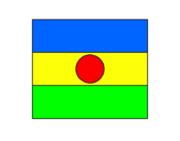 Desenho Níger pintado por  bandeira