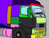 Desenho Camião pintado por vitor hugo