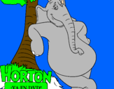 Desenho Horton pintado por miguel