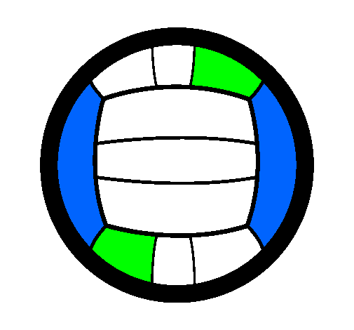 Desenho Voleibol pintado por uuu
