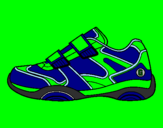 Desenho Sapato de ginástica pintado por FFF
