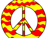 Desenho Símbolo da paz pintado por gabrieli s