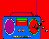 Desenho Radio cassette 2 pintado por Jose Neto