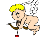 Desenho Cupido pintado por Anjo do amor