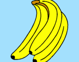Desenho Plátanos pintado por kauane