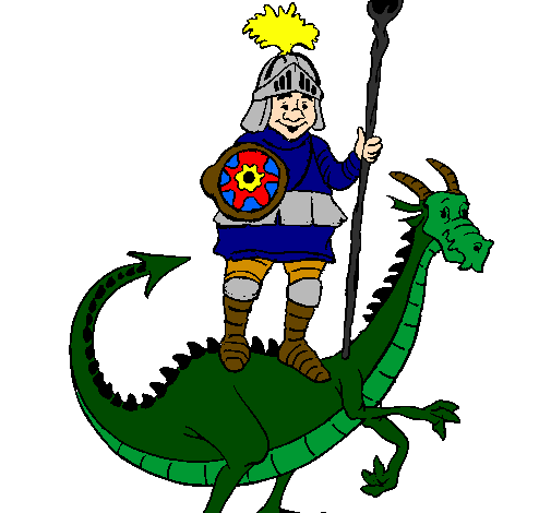 Cavaleiro São Jorge e o dragão