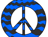 Desenho Símbolo da paz pintado por guigo caminhonero