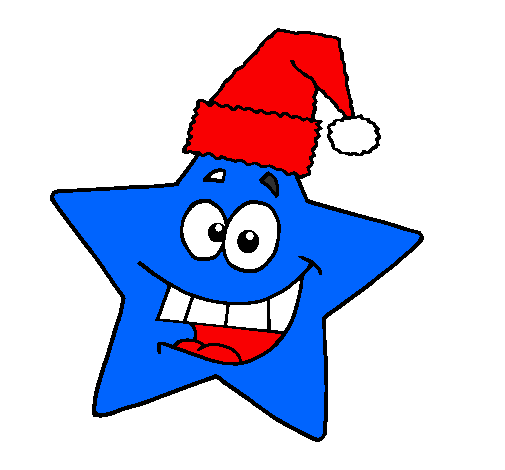 Desenho de estrela de natal pintado e colorido por Usuário não registrado o  dia 01 de Dezembro do 2011