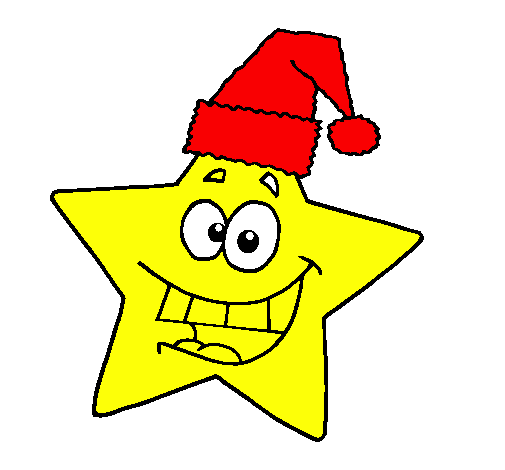 Desenho de estrela de natal pintado e colorido por Usuário não registrado o  dia 06 de Dezembro do 2011
