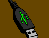 Desenho USB pintado por GABRIEL DA SILVA