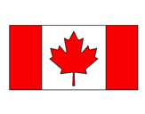 Desenho Canadá pintado por jason