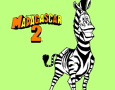 Desenho Madagascar 2 Marty pintado por R11