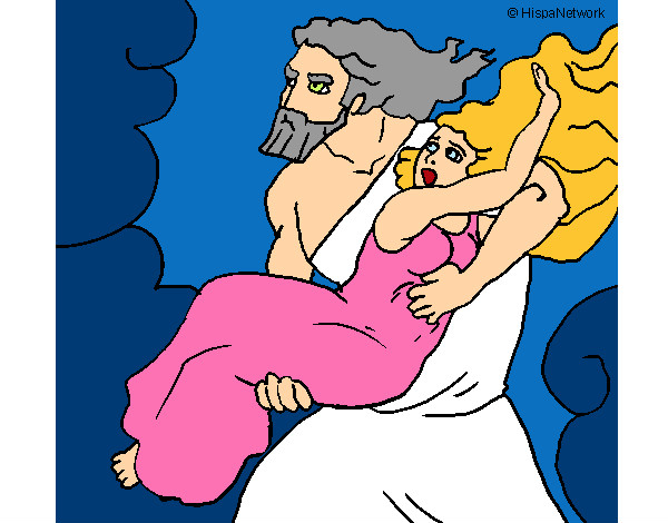Desenho O rapto de Perséfone pintado por MarlonF