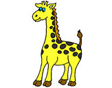 Desenho Girafa pintado por taniasilva